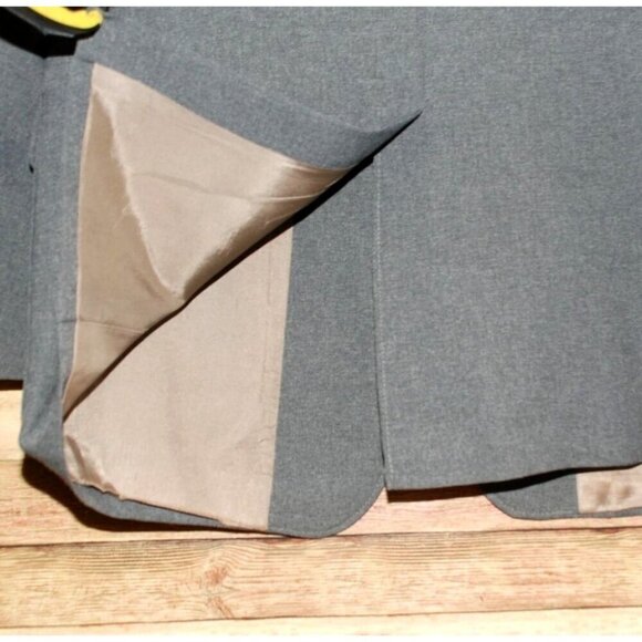 Vintage Style Edgeworth Gray Blazer Sport Coat Jacket Size 42R Double Buttons - Picture 6 of 10